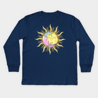 Sun and Moon Kids Long Sleeve T-Shirt